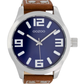 OOZOO Timepieces Brown Leather Strap C1015